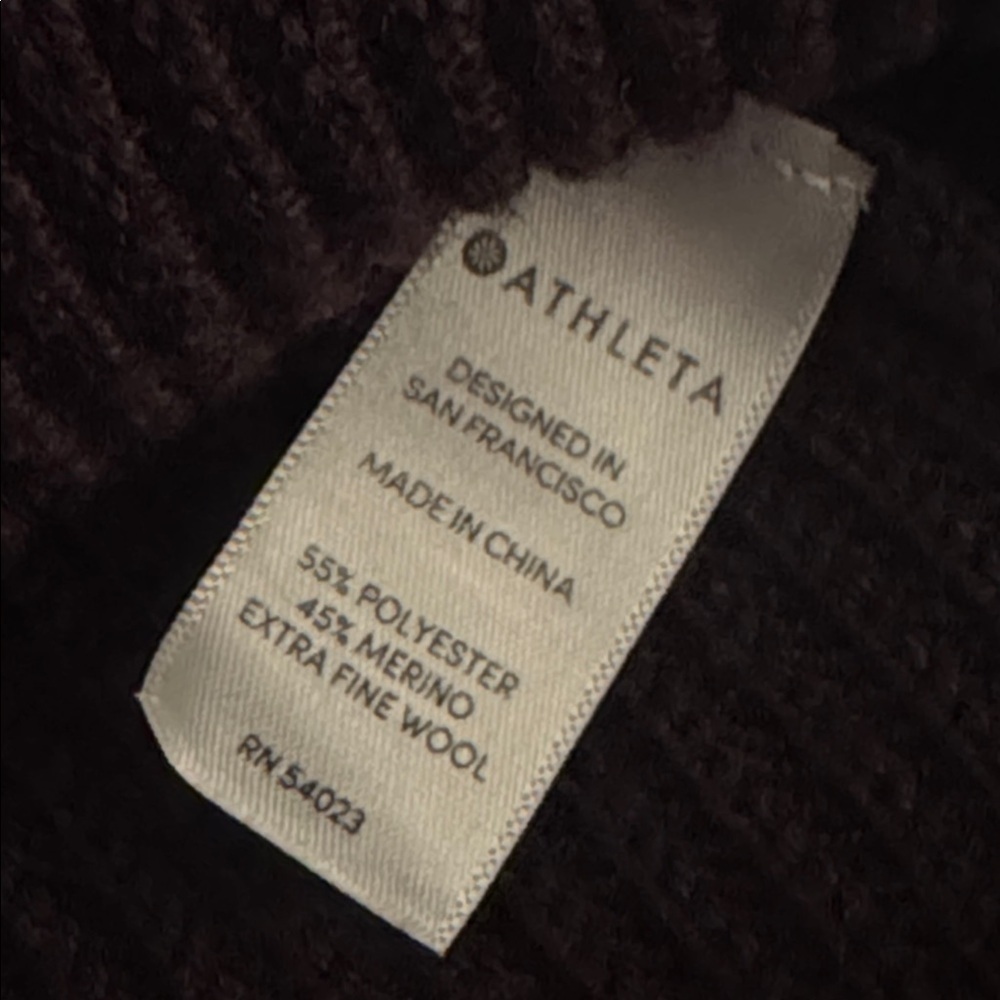 Athleta Switchback Pullover Sweater V-Neck Purple… - image 6